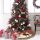Podložka pod vianočný stromček so sobom 105cm