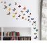 3D Nálepka na stenu - Farebné motýle