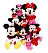 Plyšáci Mickey a Minnie Mouse