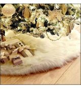 Podložka pod vianočný stromček biela