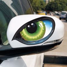 Nálepka na auto zelené oči
