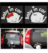 Nálepka na auto Baby in car 2 druhy