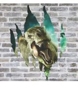 3D Nálepka na stenu - dinosaurus