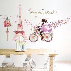 Nálepka Kvetinová princezná Parisian Love