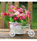 Dekoratívny obal na kvetináč Bicykel