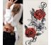 Dočasné tetovanie na telo Rose and Lilies