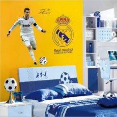 3D nálepka na stenu futbalista Ronaldo