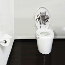 Nálepka na WC Daring Cat-2 typy