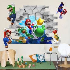 3D Nálepka na stenu Super Mario Bros