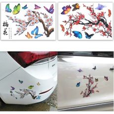 Autonálepka Japonská čerešňa a Motýle