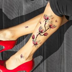Dočasné tetovanie na telo Magnolia