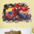 3D Nálepka na stenu - Spiderman v stene