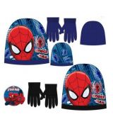 Detská čiapka s rukavicami- Spiderman