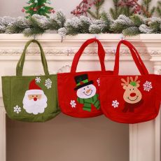 Vianočná taška - vrecko na darčeky a sladkosti