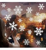 Nálepka na okno Snehové vločky
