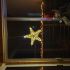 Hviezda dekoračná zlatá 30cm