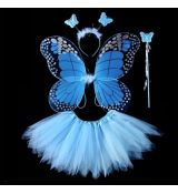 Karnevalový kostým Motýlik modrý
