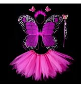 Karnevalový kostým Motýlik Cyklaménový