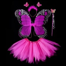 Karnevalový kostým Motýlik Cyklaménový