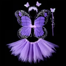 Karnevalový kostým Fialový Motýlik