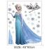 3D Nálepka na stenu Elsa a Olaf Frozen