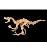 Drevená 3D stavebnica - Velociraptor stredný