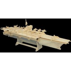 Drevená 3D stavebnica - Lietadlová loď