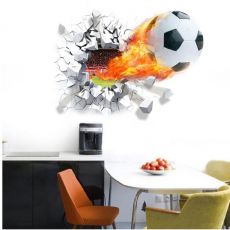 3D Nálepka na stenu Futbalová lopta