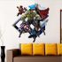 3D nálepka na stenu Avengers hrdinovia