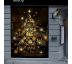 Nálepka na okno Zlatá vianočná Zlatý stromček