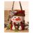 Vianočná textilná taška s rolničkou- 3 druhy