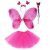 Karnevalový kostým Motýlik Ružový